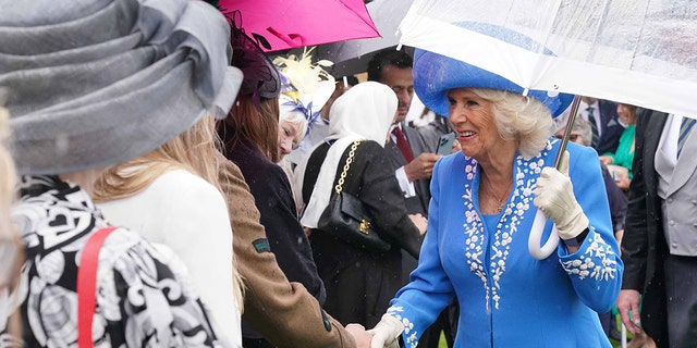 Queen Camilla at the Queen's Garden Party