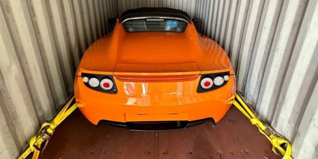 gruber orange tesla