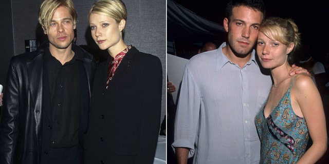 Gwyneth Paltrow Ben Affleck Brad Pitt split photo