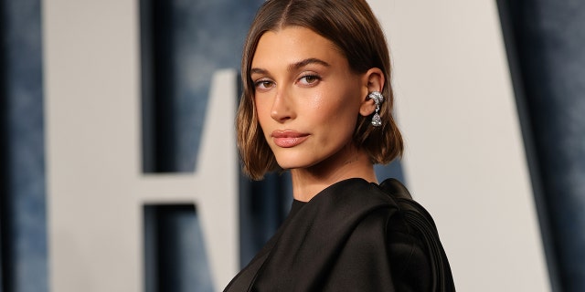 Hailey Bieber red carpet