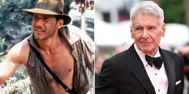 Harrison Ford then and now split