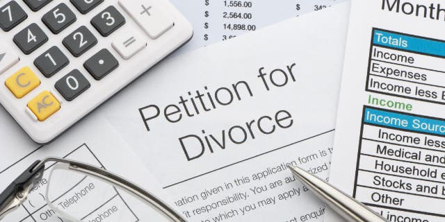 Divorce petition paperwork