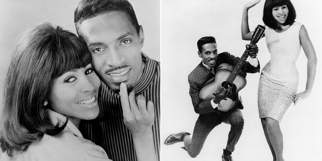 Tina Turner and Ike Turner posing for photos in 1965