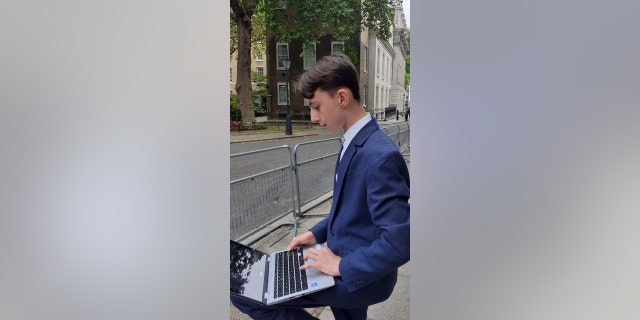British news anchor kid