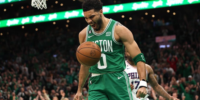 Jayson Tatum hyped in Game 7