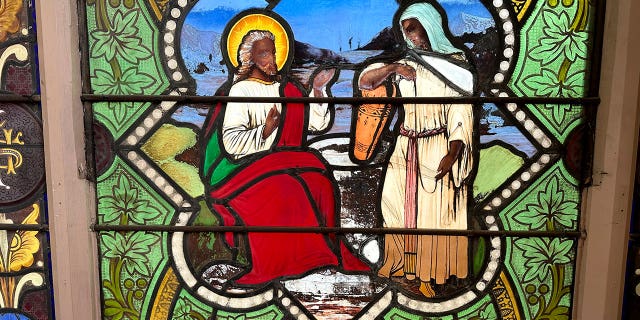 Dark-skinned Jesus on stained-glass church window from 1870s prompts ...