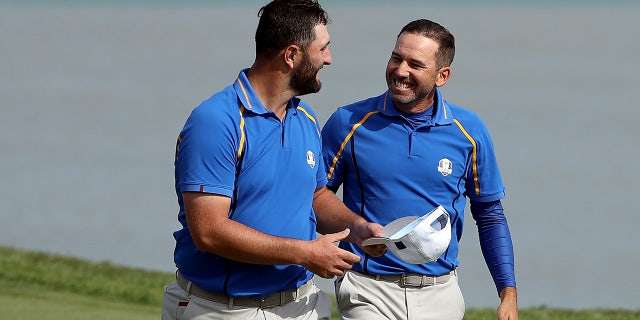 Rahm and Sergio at Ryder Cup