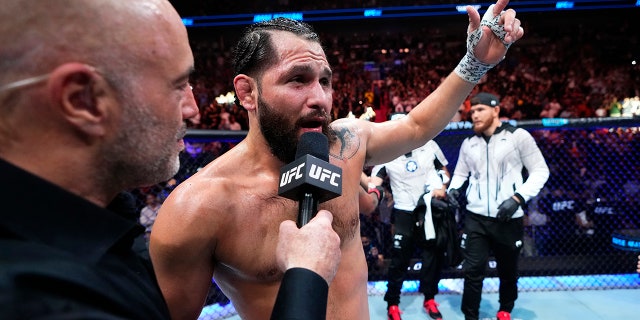 Jorge Masvidal reacts to the loss 