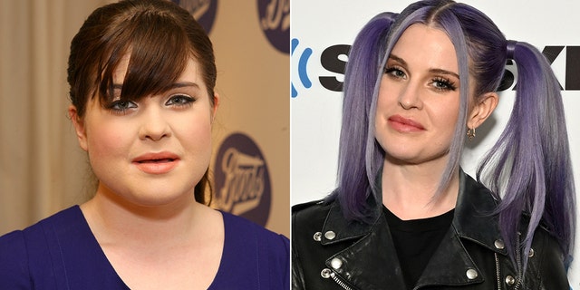 Kelly Osbourne then and now