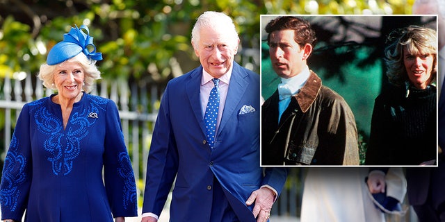 King Charles wears blue to match Queen Consort Camilla on Easter Sunday