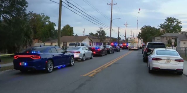 emergency response vehicles on street