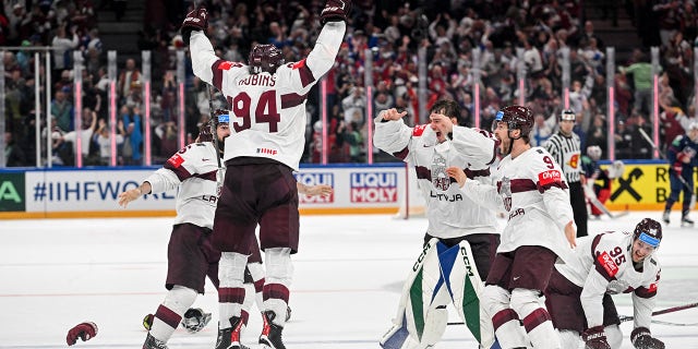 Kristians Rubins after the goal