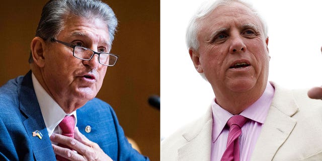 Joe Manchin and Jim Justice side by side
