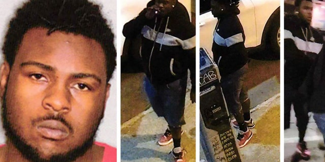 Surveillance photos of Marcel Long inside the CHOP
