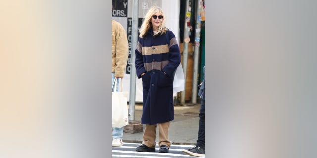 Meg Ryan on the streets of New York