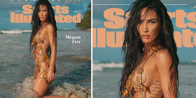 Megan Fox kõigutab peaaegu alasti rannaujumistrikoofotodel hõbekette