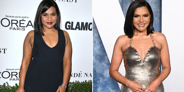 Mindy Kaling then and now