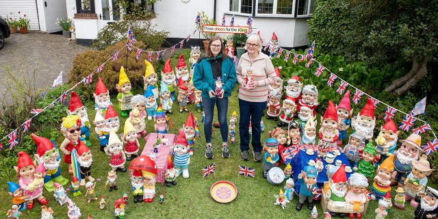 gnomes in the garden