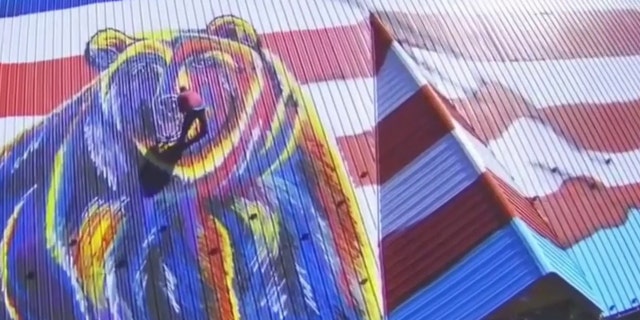 bear hardware mural