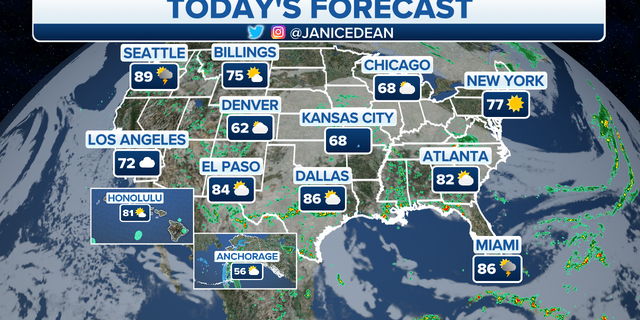 National US weather forecast