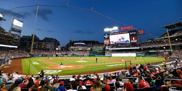 Nationals Park during night game