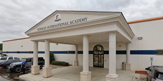 Exterior of Newman International Academy