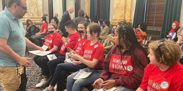 Ohio higher ed bill protestors