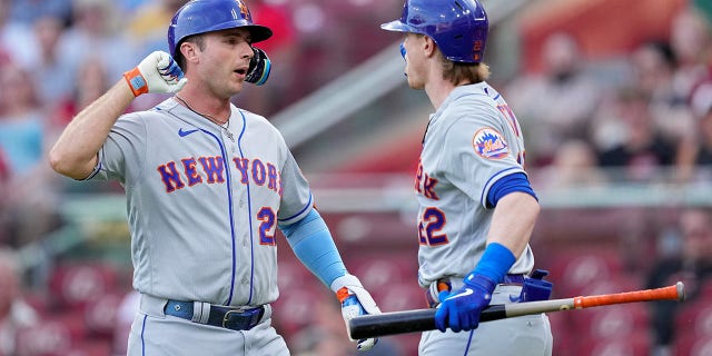 Pete Alonso y Brett Baty