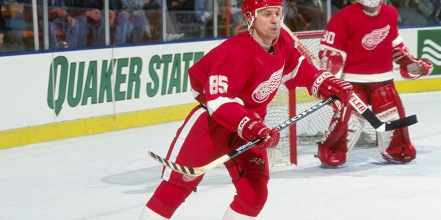 Petr Klima with Red Wings