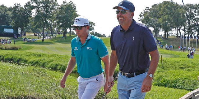 Phil Mickelson and Talor Gooch