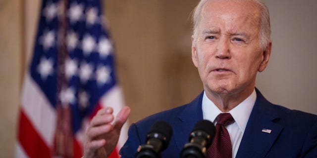 Biden gesturing