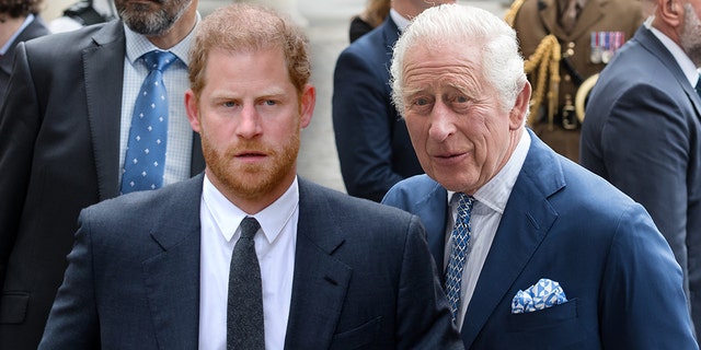 Prince Harry and King Charles pictured together