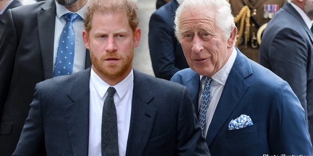 Prince Harry and King Charles pictured together