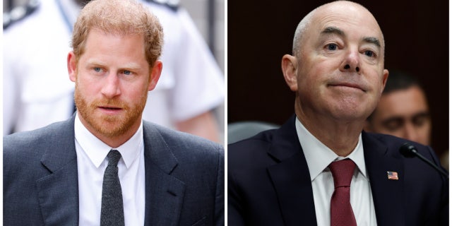 prince harry and DHS secretary