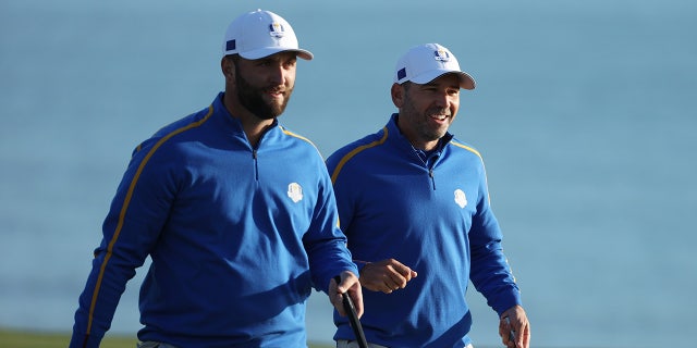 Jon Rahm and Sergio Garcia