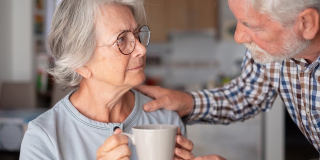 An elderly couple