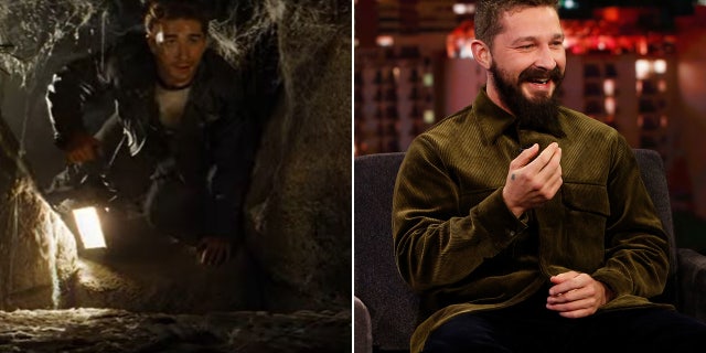 Shia LaBeouf then and now split