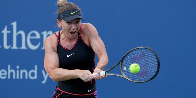 Simona Halep's backhand