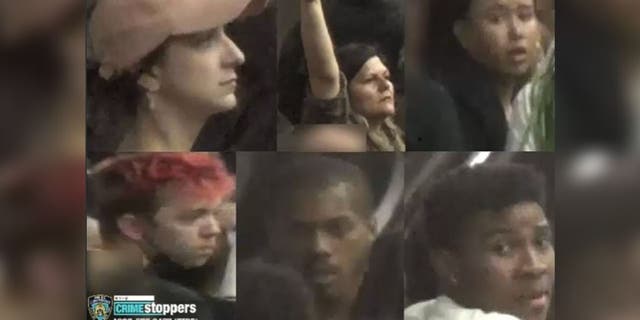 Six protesters suspected of criminal trespass for jumping onto the subway tracks.