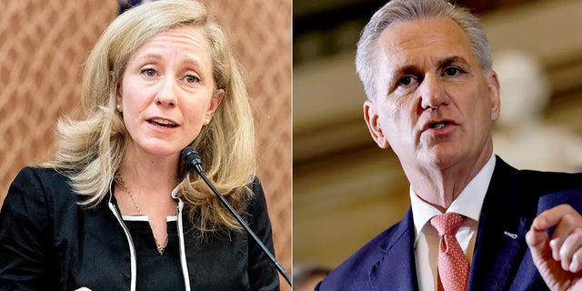 Reps Abigail Spanberger and Kevin McCarthy