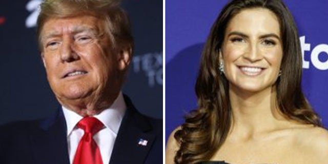 donald trump and kaitlan collins