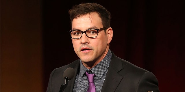 Tyler Christopher during his Daytime Emmy acceptance speech in 2016
