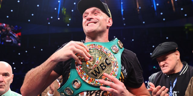 Tyson Fury after winning fight