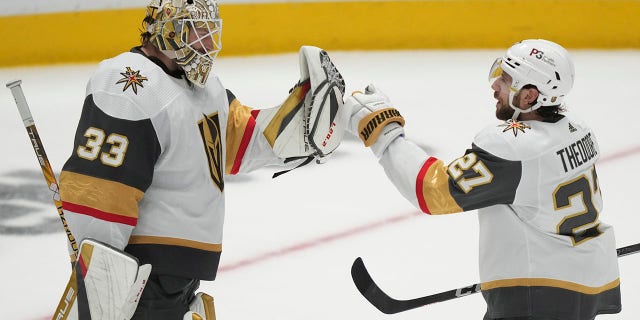 Golden Knight after winning