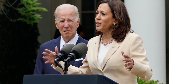 U.S. Vice President Kamala Harris and President Joe Biden