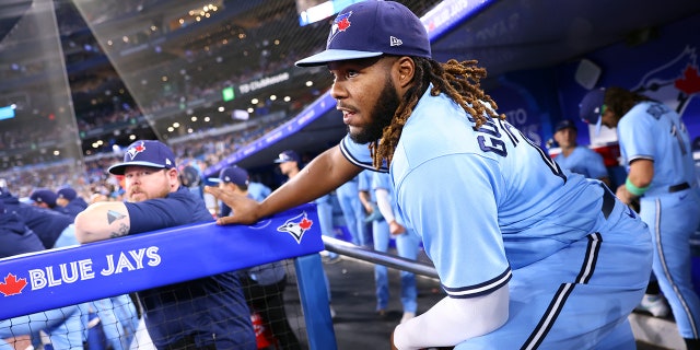 Vlad Jr in dugout