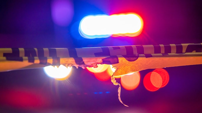 police car lights