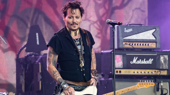 Johnny Depp performs at the Anthem in DC