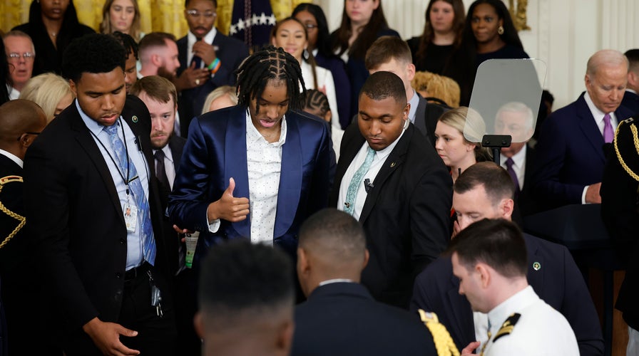 WATCH LIVE: Biden, first lady host LSU Tigers' women's basketball team