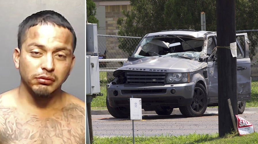 Police ID suspect after car crashed into crowd outside Texas migrant center